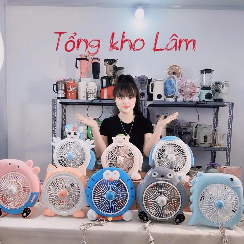 Quạt hình thú để bàn cắm điện văn phòng Quạt văn phòng để bàn mini hình thú cắm điện cao cấp