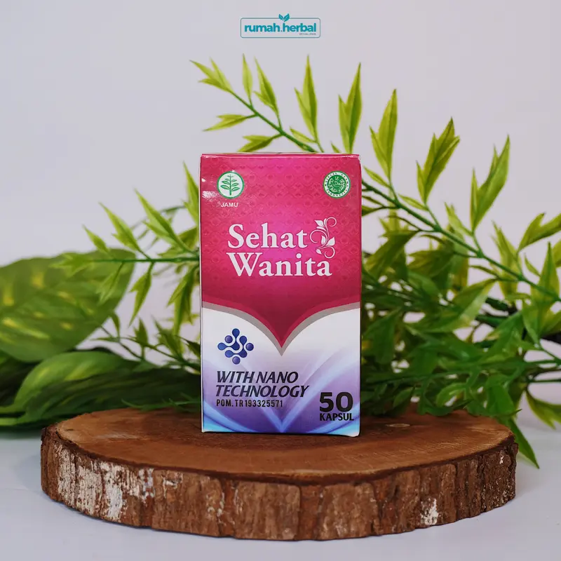 SEHAT WANITA Kapsul - Herbal Kesehatan Wanita isi 50 Kapsul dan 100 Kapsul Membantu memelihara kesehatan kewanitaan - Terdaftar BPOM Halal MUI 2