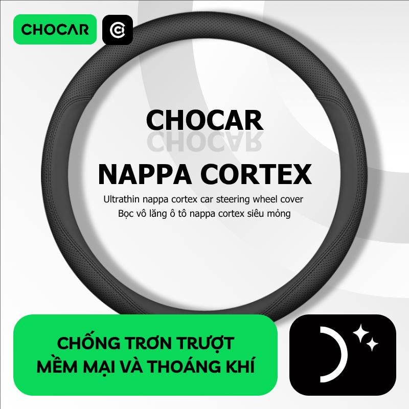 Bọc Vô Lăng Ô Tô Da Nappa CHOCAR CLASSIC - Êm Ái, Chống Trơn Trượt, Sang Trọng