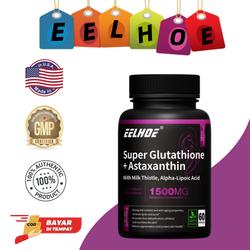 eelhoe super glutathione astaxanthin Promo Glutathione dan Astaxanthin 1500 mg untuk meningkatkan detoksifikasi  dan menjaga kesehatan kulit - Kab. Tangerang - Sparkurban 8589