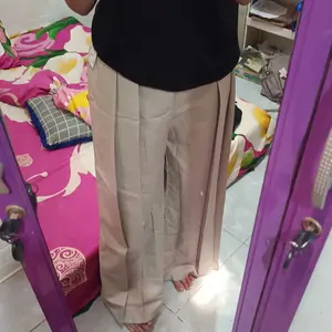 PROMO KHUSUS DI LIVE SAJA - K Celana Wanita Karet Belakang Resleting Aktif Bahan Premium Cuttingan Highwaist Model Plated