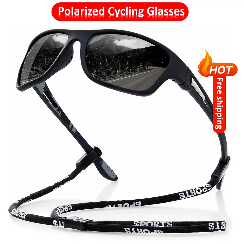 Polarized Sunglasses Sports Eyewear UV400 Protection for Outdoor Cycling Running Hiking Motorcycle Riding Fishing for Men Women