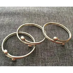 Gelang Monel Stainless Bayi Model Double Ukuran Lengkap Untuk Bayi Anak Remaja Dewasa Anti Karat Bracelets