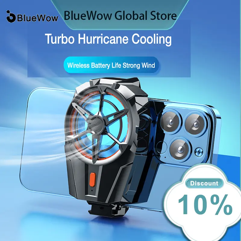 Bluewow - Bộ làm mát điện thoại di động phổ thông, bộ tản nhiệt bán dẫn, quạt làm mát cho Huawei Xiaomi Oppo Vivo, bộ tản nhiệt đông lạnh