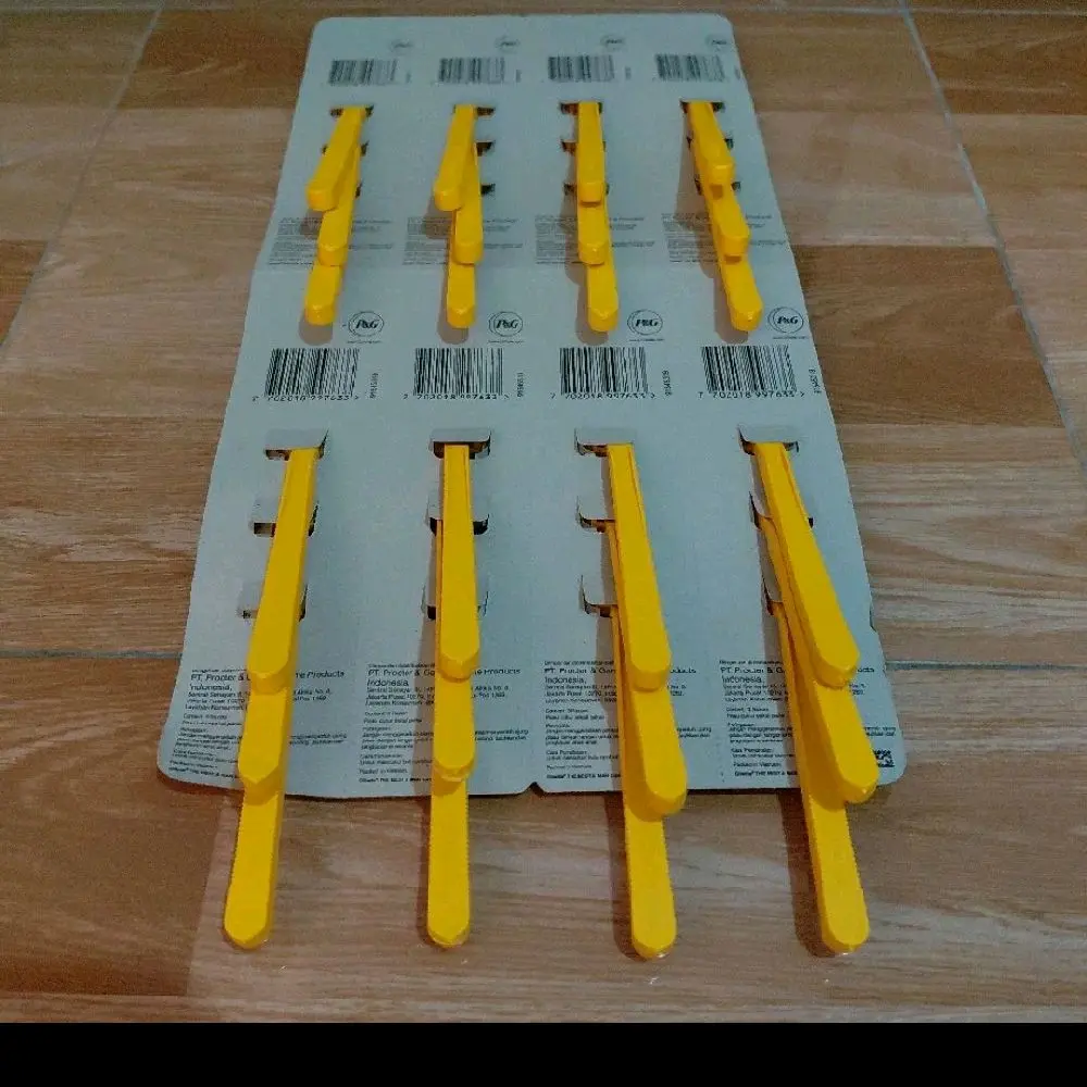 PROMO HEMAT 24Pcs dan 12pcs Alat Pisau Pencukur Kumis Jenggot Pisau Cukur Manual untuk Perawatan Diri