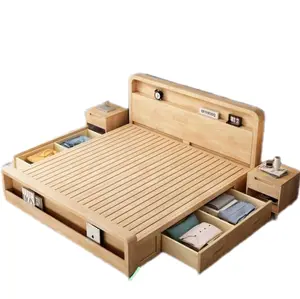 custom order kak annisa, dipan laci minimalis 160x200, kayu solid