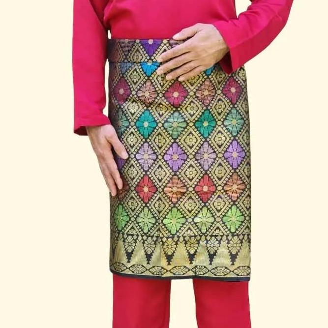 Instant sampin Tenun Asli Jubah Ropol Kaftan Babyblue Natasha Kurung ...
