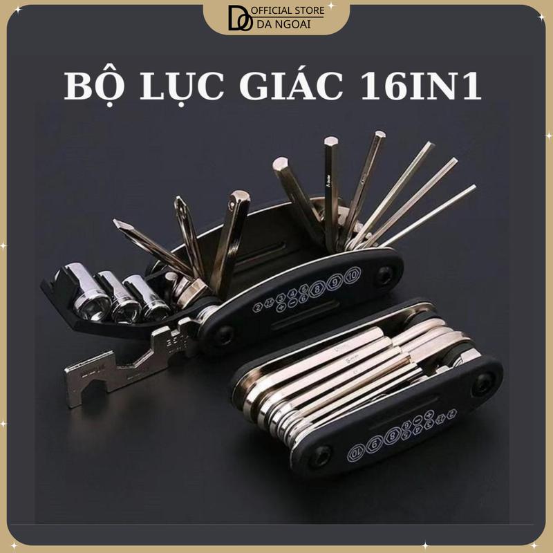 Bộ Lục Giác Sửa Chữa Cầm Tay Đa Năng Tua Vít 16-in- 1,Lục Giác Sửa Chữa Cầm Tay Đa Năng Tua V1 Đa Năng Cao Cấp Sửa Chữa Xe Đạp Bữa Xe Đạp Bộ Lục Giác Mini