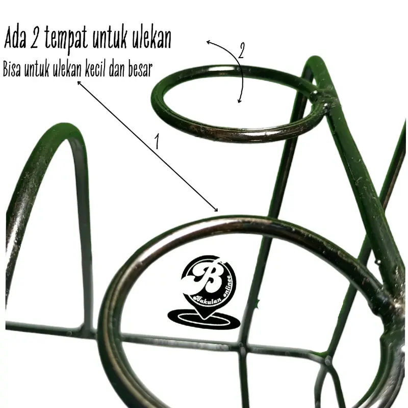 Tatakan cobek/rak cobek tempat cobek ulekan pisau Dapur Peralatan Besi Kitchenware Multifungsi Talenan 7