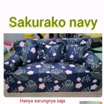 "HANYA SARUNGNYA SAJA" sarung Kasur Sofabed Resleting Letter L Berkualitas dengan Motif Cantik dan Menarik 7