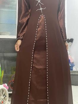 Product Review of Batiknurfashion.(COD) Nadia dress mewah kondangan // bridesmaid// Gaun mewah// baju kondangan wanita 2024 // Bajukondangan mewah dan elegan// ootd// baju kondangan warna burgundy // Ootd berhijab //bridesmaid dress  Gamis  Pesta Wanita from i**3 0