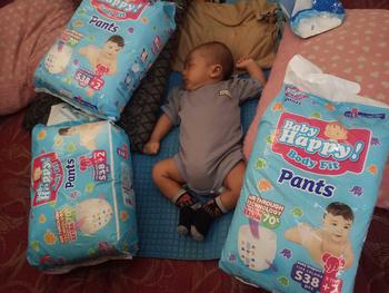 Product Review of 2&3 Ball Baby Happy Pants All Size Diapers  Popok bayi from F**5 0