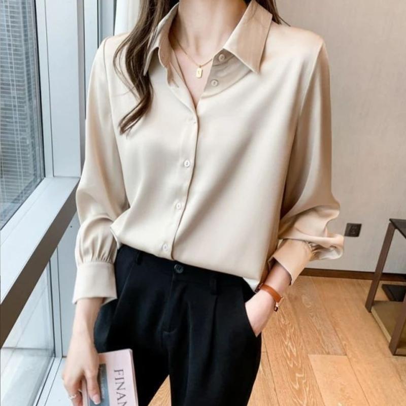 Kemeja Basic Formal Gaya Korean Style Bahan Shakila Twill Size M L XL XXL By DF Fashion 9
