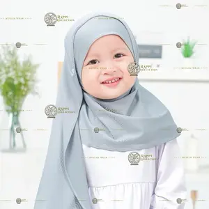 Pastan Anak Pashmina Instan Anak Jersey Kancing Diandra Umur 3 - 7 Tahun Jilbab Muslim Kerudung