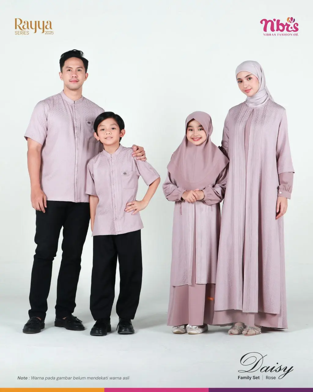 Nibras Rayya Series Daisy Rose / Sarimbit Couple Keluarga