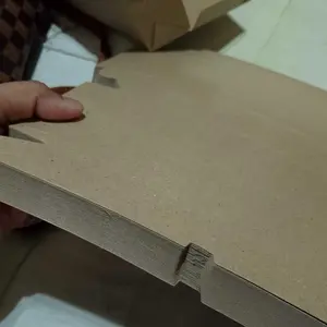 Lunch Box Kertas Kraft Coklat Eco-Friendly & Food Grade