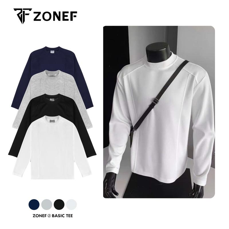  Deal Mở Bán  Áo Thun Dài Tay Giữ Nhiệt Cổ Tròn Form Relaxfit Tôn Dáng By Zonef. Áo Thun Mềm Mịn Co Giãn Phong Cách Trẻ Trung Năng Động 