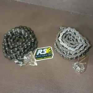 rantai sepeda BMX CTB single speed silver chain 114L 1 / Single Speed Chain  Onthel Jengki Fixie putih biru hijau ungu