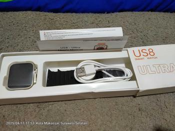 Product Review of US8 Ultra Bluetooth Hryfine Smart Watch Hitam from N**y 1