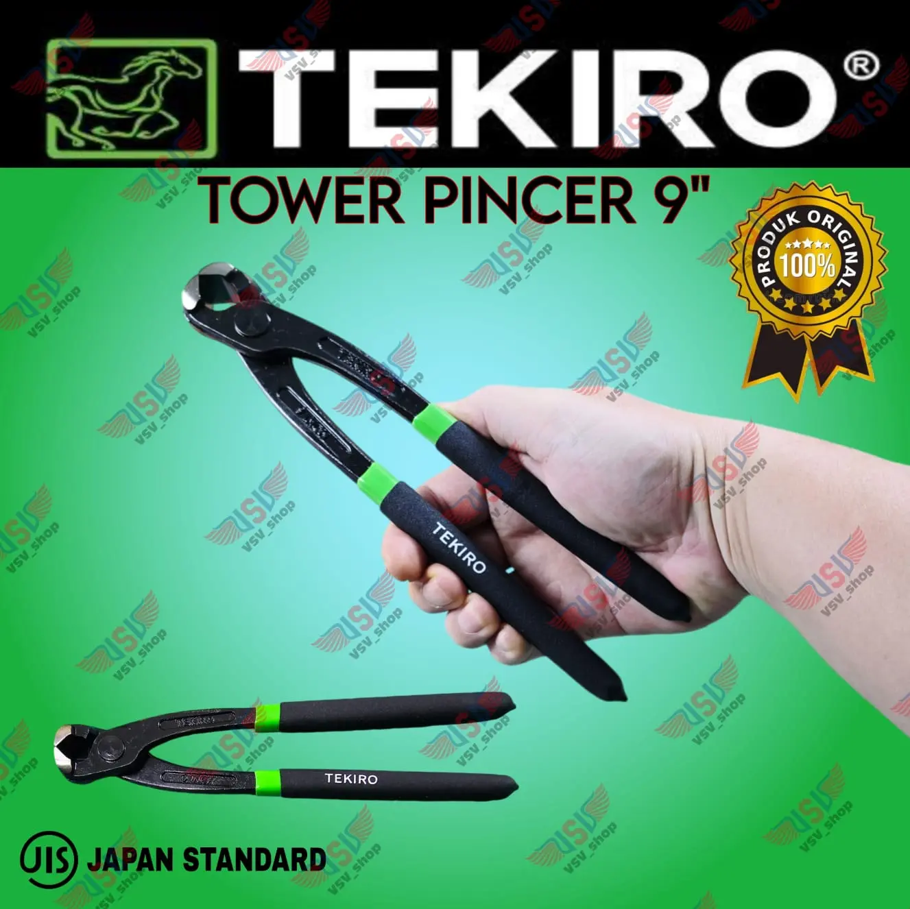 TEKIRO Tang Gegep Kakatua 9inchi Tower Pincer 9" TEKIRO
