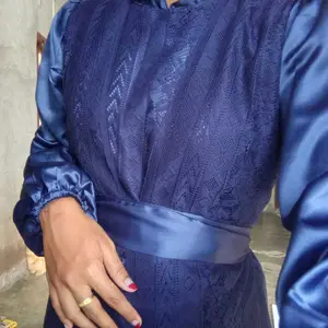 Maxi Malika Brukat Dress Fashion Muslim Kualitas Premium Gamis Remaja Kekinian