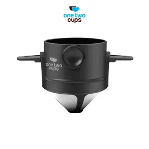 One Two Cups Filter Penyaring Kopi Portable Cone Coffee Dripper - F-401