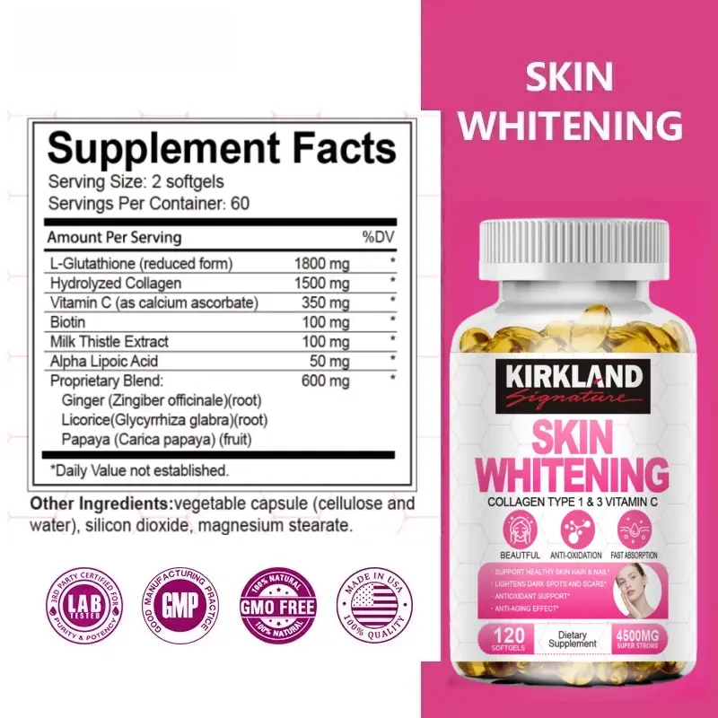 120 Caps Glutathione Whitening Natural Skin Lightening With Collagen - TikTok Shop Philippines 120 Caps Glutathione Whitening Natural Skin Lightening With Collagen - TikTok Shop Philippines
