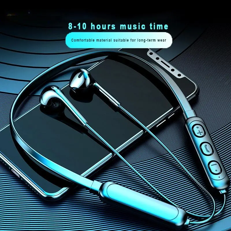 itikungl - tai nghe thể thao bass có mic, tai nghe không dây Bluetooth 5.1, nhẹ, để chạy, tập luyện, tập gym, Elfly 0