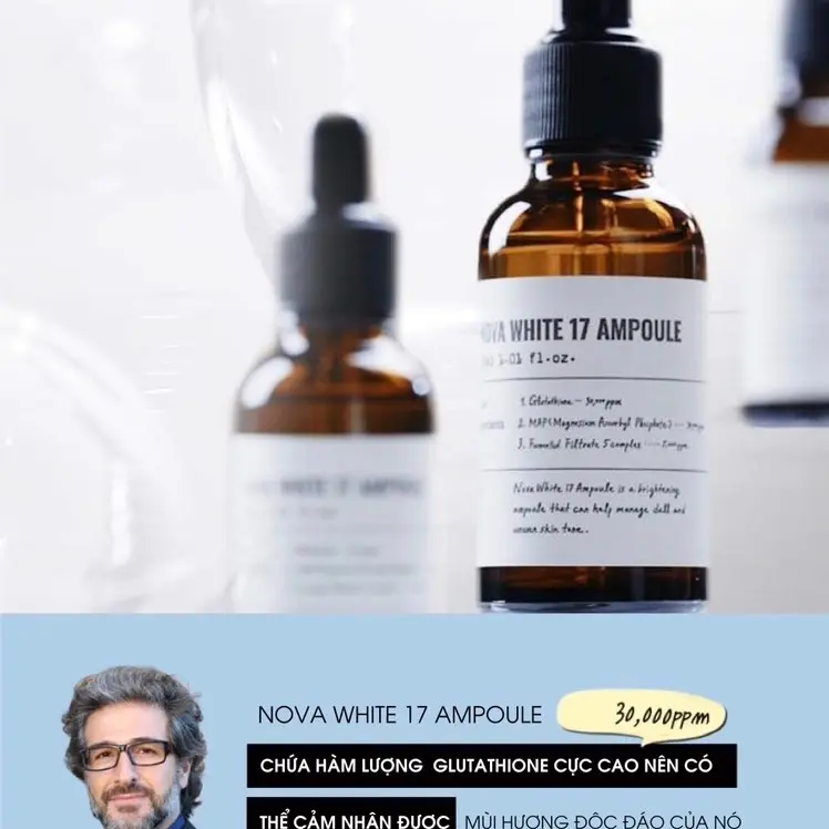 Serum Dưỡng Sáng Mịn Da NOVA WHITE 17 AMPOULE 30ml | BigBuy360 - bigbuy360.vn