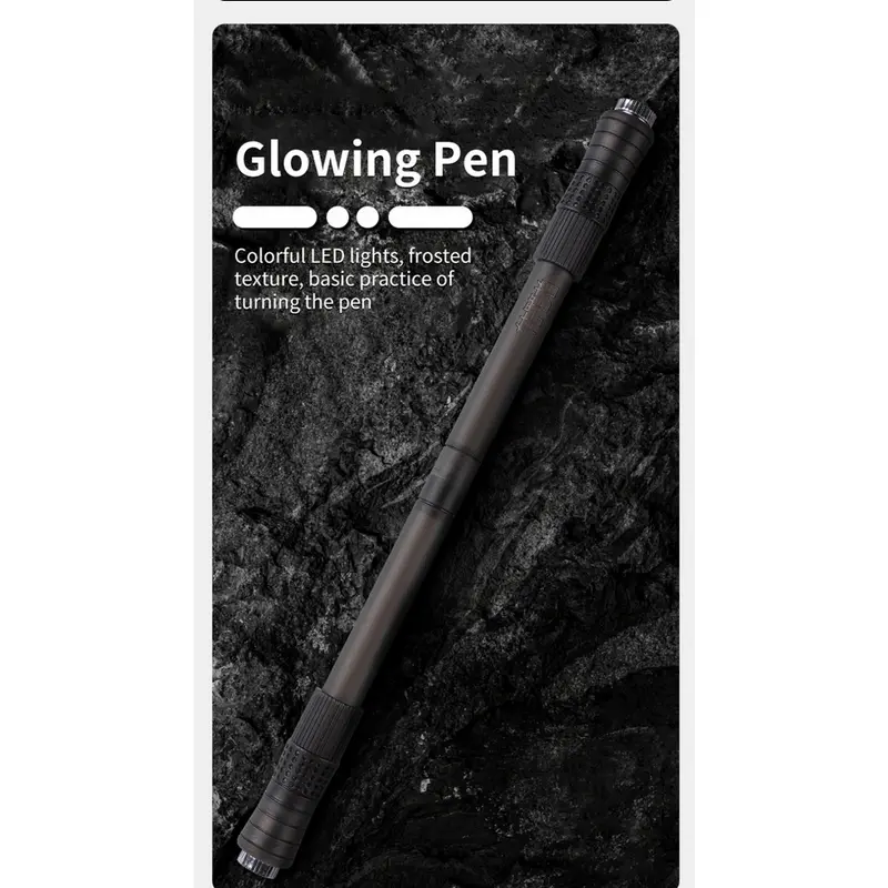 COD WePick Mainan Rotating Stick Pen Fidget Spinner LED Illuminated 22cm - WP02 TERMURAH Lampu Plastik Toys 2