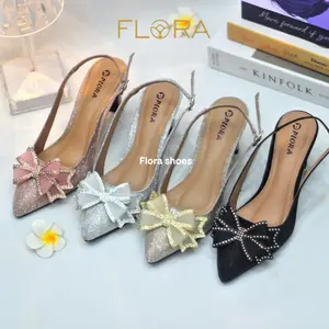 Flow.ra - Lyana Sepatu Wanita Mules 5CM Sepatu Weding Wanita 5CM Terbaru Shoes Sendal