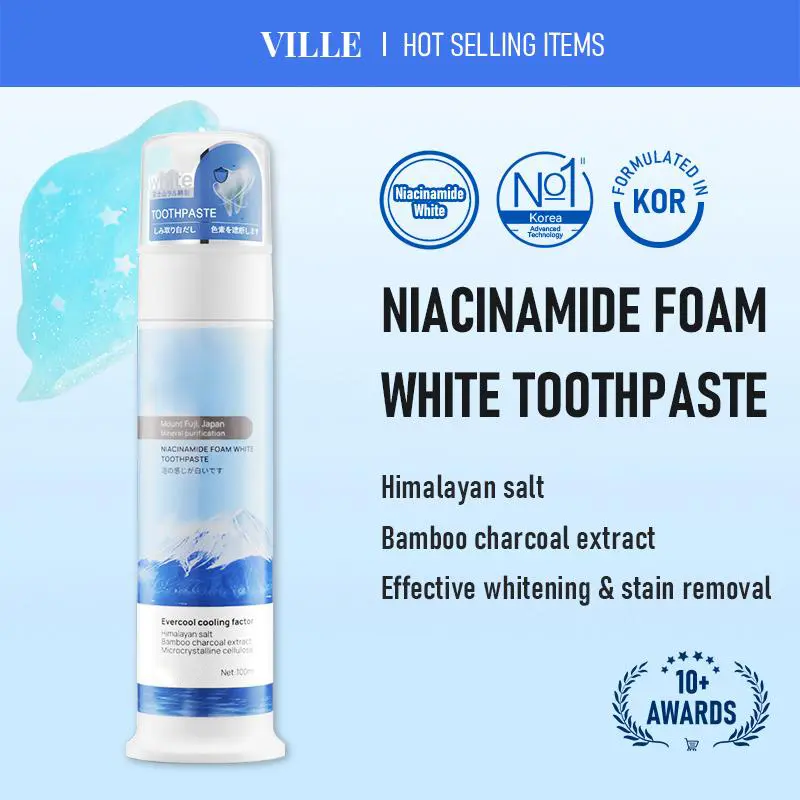 Buy 2 Take 1  Teeth Cleansing Toothpaste Niacinamide Remove Tooth Stains Bad Breath Cavity Protection Sensitive Relief Oral Care