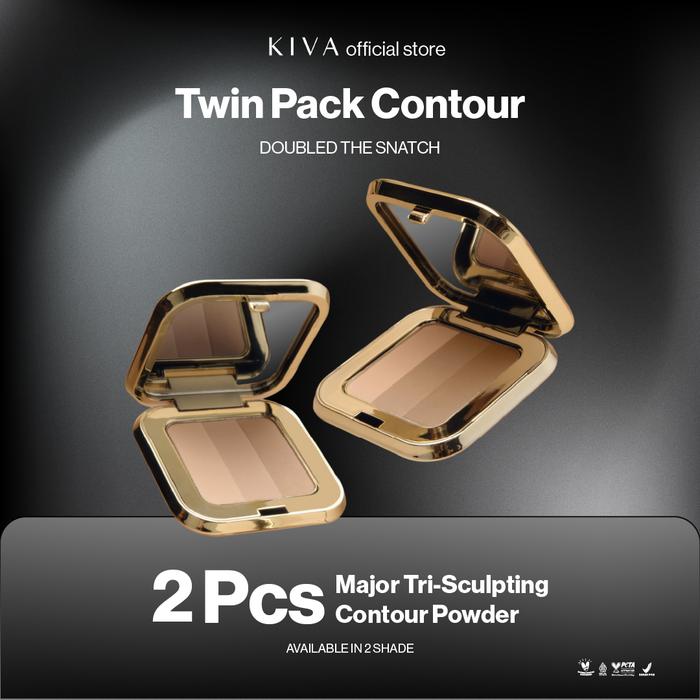 Gambar KIVA CONTOUR TWINPACK [2PCS] - Cool, Cool dari Kiva Cosmetics Kab. Tangerang Tokopedia