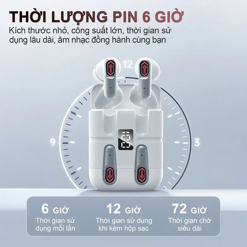 Y27 (2 cặp tai nghe) Tai Nghe Gaming Đôi, 1 Cặp tai nghe nhét tai và 1 Cặp tai nghe bán nhét tai, Đồng bộ âm hình Độ trễ 0.01s, Nghe nhạc liên tục hơn 30 giờ, Âm thanh nổi cấp độ HiFi, Chống nước IPX5, Giảm tiếng ồn ENC, Với iPhone và Android | BigBuy360 - bigbuy360.vn Y27 (2 cặp tai nghe) Tai Nghe Gaming Đôi, 1 Cặp tai nghe nhét tai và 1 Cặp tai nghe bán nhét tai, Đồng bộ âm hình Độ trễ 0.01s, Nghe nhạc liên tục hơn 30 giờ, Âm thanh nổi cấp độ HiFi, Chống nước IPX5, Giảm tiếng ồn ENC, Với iPhone và Android | BigBuy360 - bigbuy360.vn