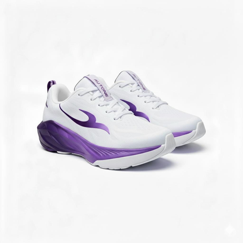 Zutons Racer Fast - Sepatu Lari Running Jogging Wanita Gym Senam Olahraga Outdoor Putih Ungu Zutons Racer Fast - Sepatu Lari Running Jogging Wanita Gym Senam Olahraga Outdoor Putih Ungu