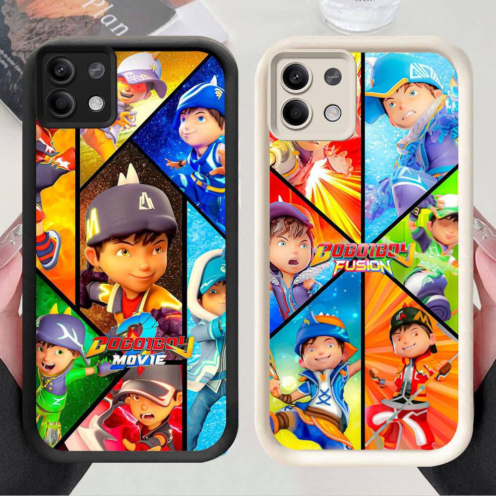 KD-5 Boboiboy Movie Luxury Casing untuk Redmi A1 A2 13C 15 K60 Note 13 Ultra Pro Plus