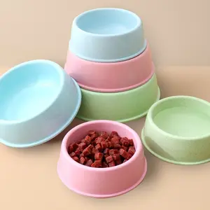 Tempat makan Anjing Kucing Tebal Kuat Warna macaroon