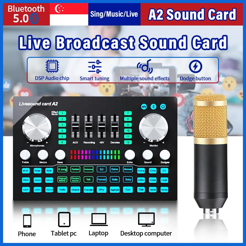[SGstock] SG Latest Live Sound Card A2 DPS Mixer Pro Wireless Bluetooth ...