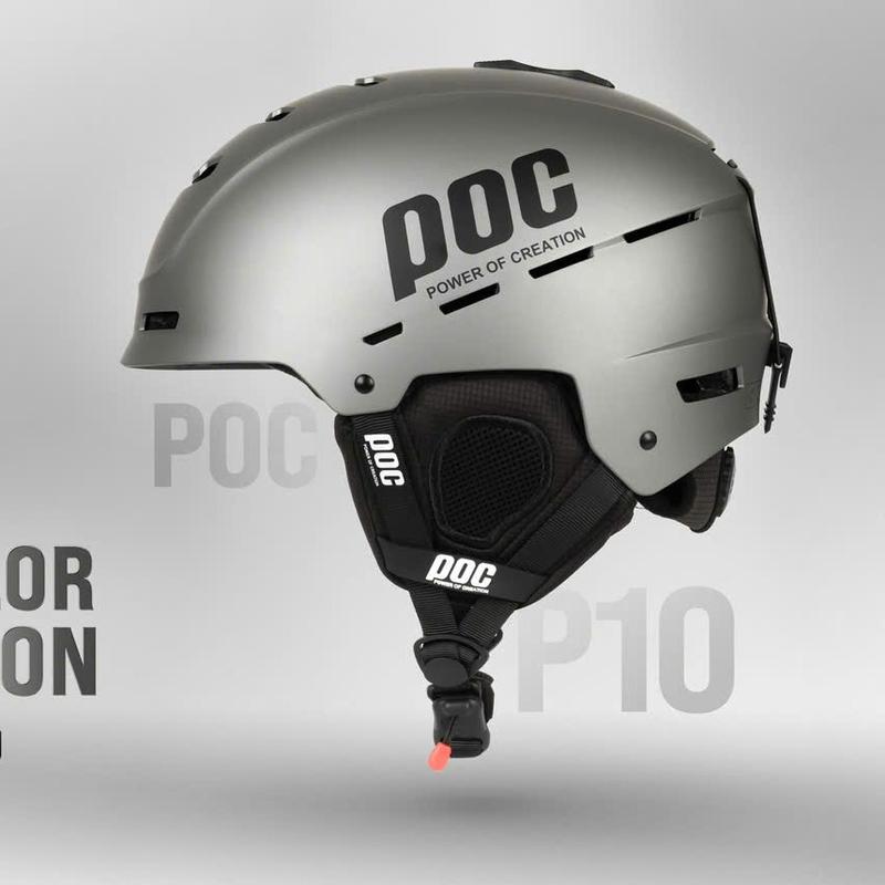 Nón Bảo Hiểm Xe Máy Cao Cấp POC P10  [CHÍNH HÃNG]  Kèm Ốp Tai Da Tháo Rời Helmet