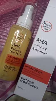 Product Review of [Exclusive] WHITE INC AHA Body Serum to Whitening & Moisturising | Hand Body Serum Mencerahkan Serta Merawat Skin Barrier Pada Kulit from S**a s**a 0