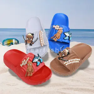 Sandal Selop Anak Cowok Kekinian Sandal Cappuccino Assassino Bahan EVA Anti Slip Ringan Empuk Anti Slip Size 24-29 2562K