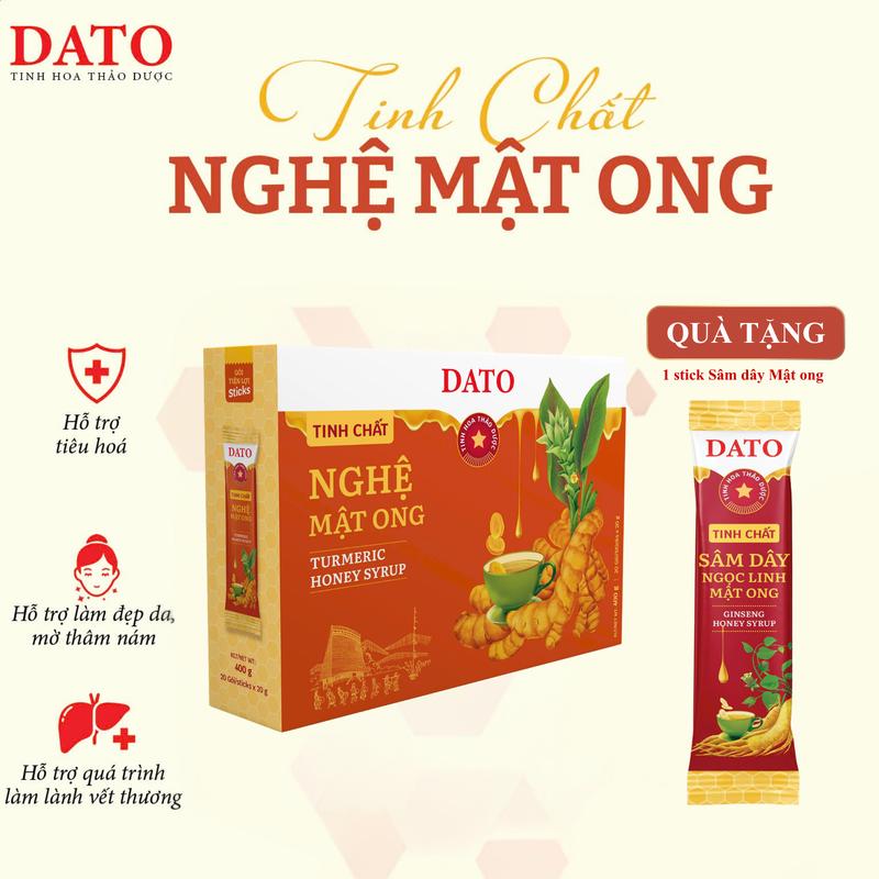 Tinh Chất Nghệ Mật Ong [Hộp 400g và Hộp 200g] - DATO