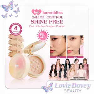 BNB Barenbliss Korean Bloomatte Fine to Refine Compact Powder 24H Oil Control Bedak ringan dengan kontrol minyak