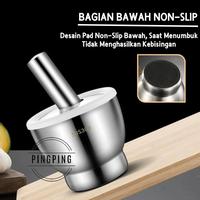 Gambar “COD”【Cobek】Penghancur Baja Tahan Karat 304, Penghancur Bawang Putih Padat, Penggiling Rumah Tangga Kuno, Toples Obat, Penghancur Bawang Putih Manual, Mangkuk/cobek/Pakar Alat Stainless - Lingkaran besar lebar（10cm） dari TOKO.HBD Kab. Tangerang 2 Tokopedia