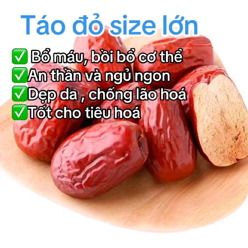 SELE CỰC SỐC 1KG TÁO TÂN CƯƠNG KHÔ TỰ NHIÊN  NGUYÊN CHẤT SEZ