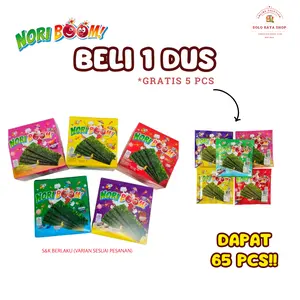 Noriboom Snack Rumput Laut Crispy Lebih Murah