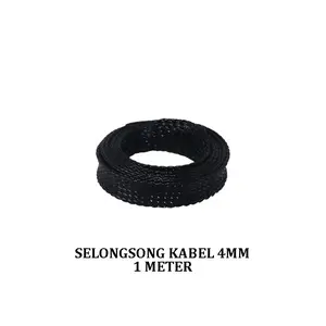 EELIC SKS-D4MM/D8MM/D12MM/D16MM cable sleeve PANJANG 1 METER pet sleeving braided jaring pelindung kabel Ada Pilihan Type Selongsong Expandable Kawat Kabel Pelindung Multifungsi Tidak Mudah Patah Dan Pecah  Bahan Polyethylene Terephthalate Berkualitas