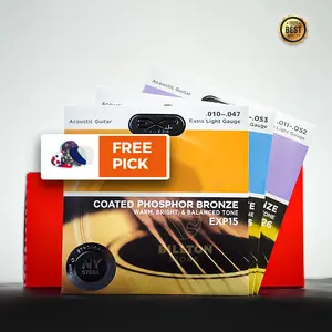 Senar Gitar Akustik 1 Set String Acoustic Phospor Bronze Coated