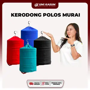 Kerodong Polos Burung Murai Double Layer Batu Umi Kasum | Krodong Bulat Polos Tanpa Gambar | AFF | KPM