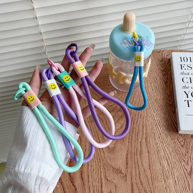 MIRYOKU Strap SMILE gantungan gelang HP universal Phone Lanyard strap mini Gantungan handphone antihilang rantai Multifungsi Korean Keychain 5